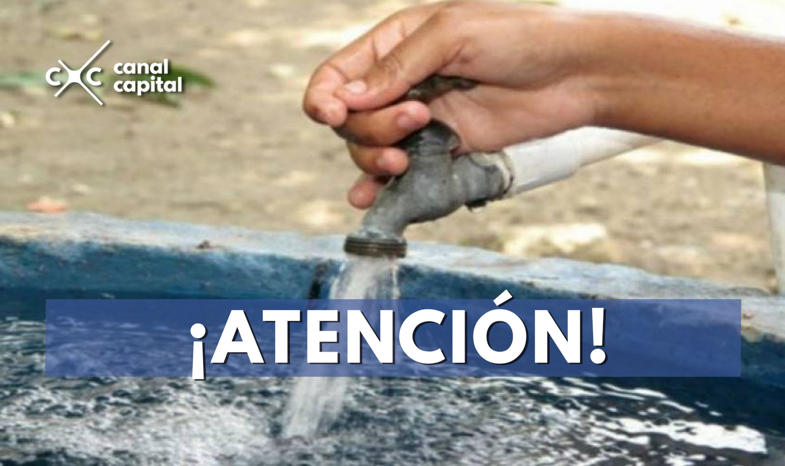 Suspenden temporalmente servicio de agua potable en zonas de Ciudad Bolívar