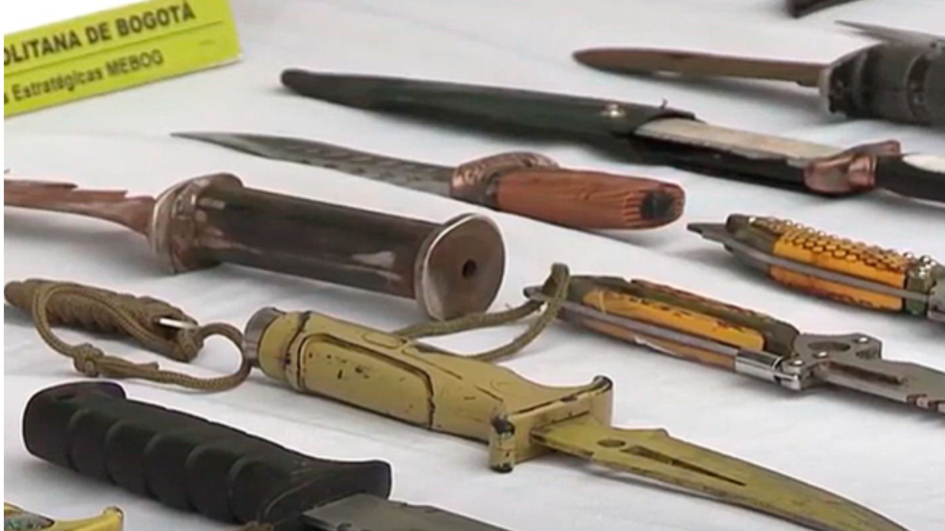 La nueva Ley de Seguridad Ciudadana impondrá mayores castigos a quienes porten armas blancas