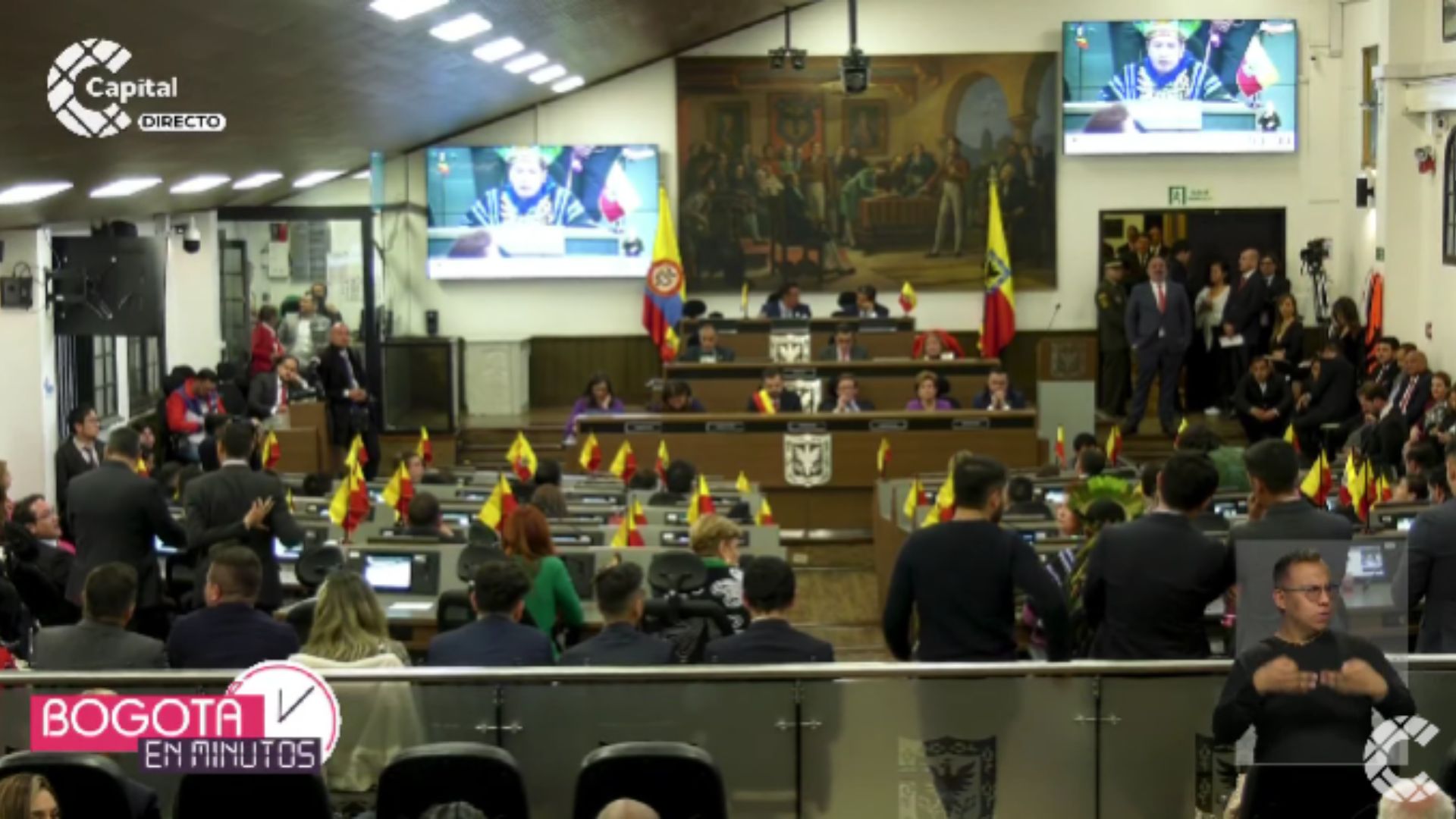 Con una que otra polémica se dio la instalación del Concejo de Bogotá 2024