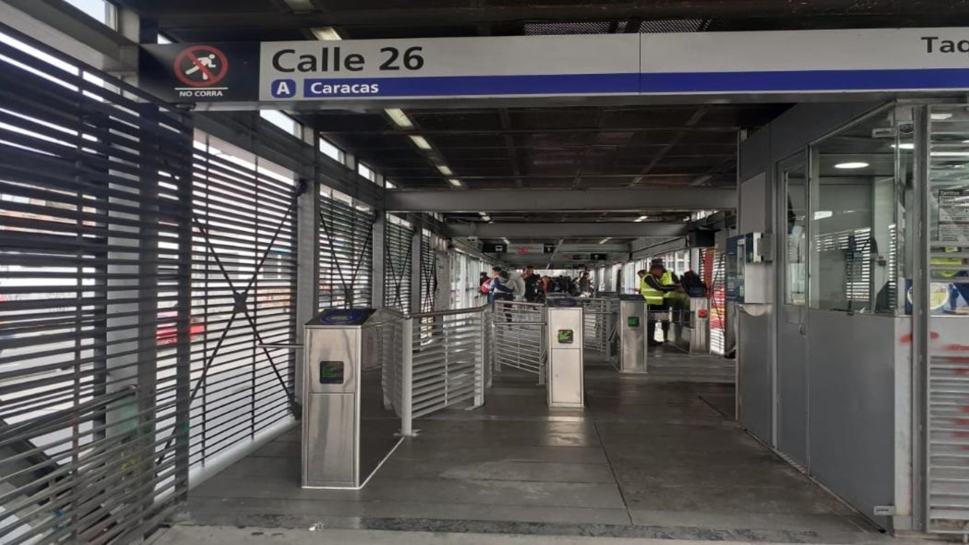 Estación de TransMilenio Calle 26 dejará de funcionar por obras del metro