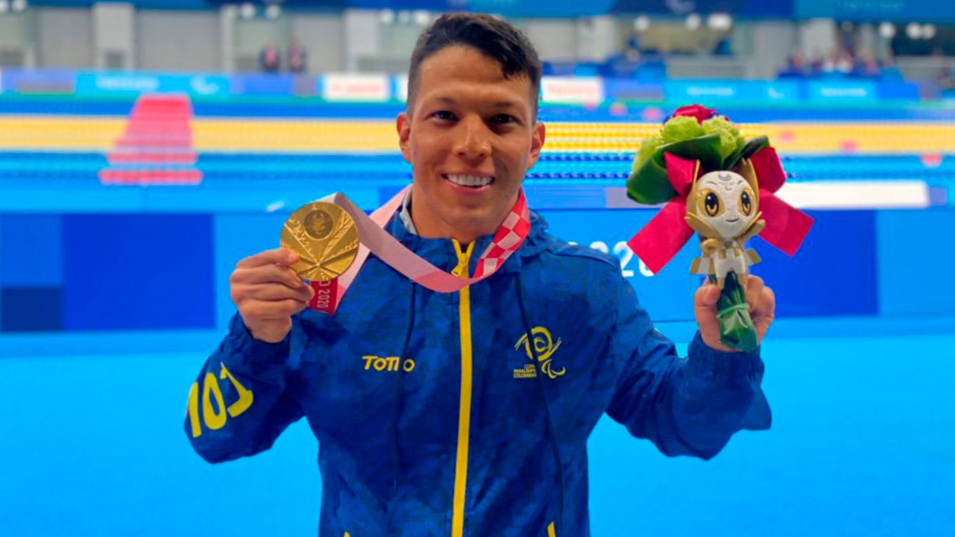 Nelson Crispín aseguró la tercera medalla para Colombia en los Juegos Paralímpicos de París 2024
