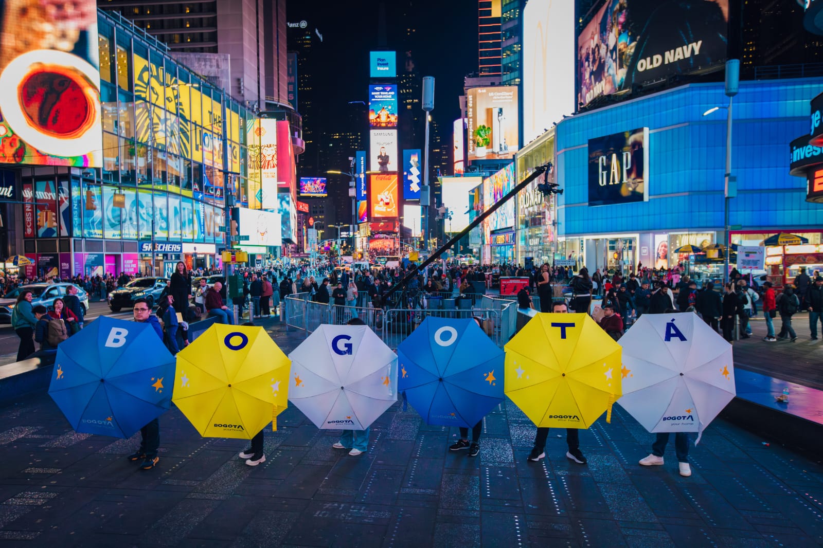 Bogotá lleva su esencia a Times Square con la campaña ‘Bogotá, tu casa, Bogotá, your home’