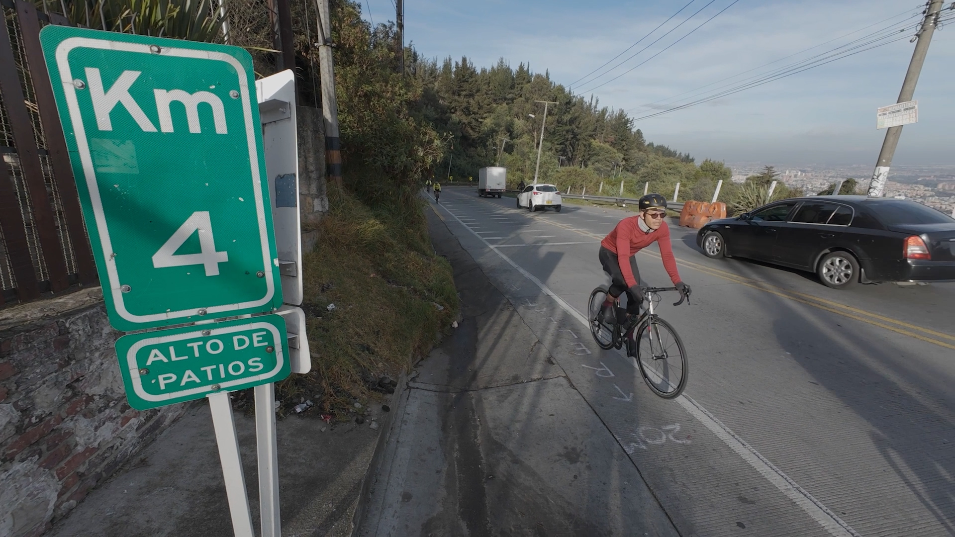 Alto de Patios, el reto ciclista de Bogotá