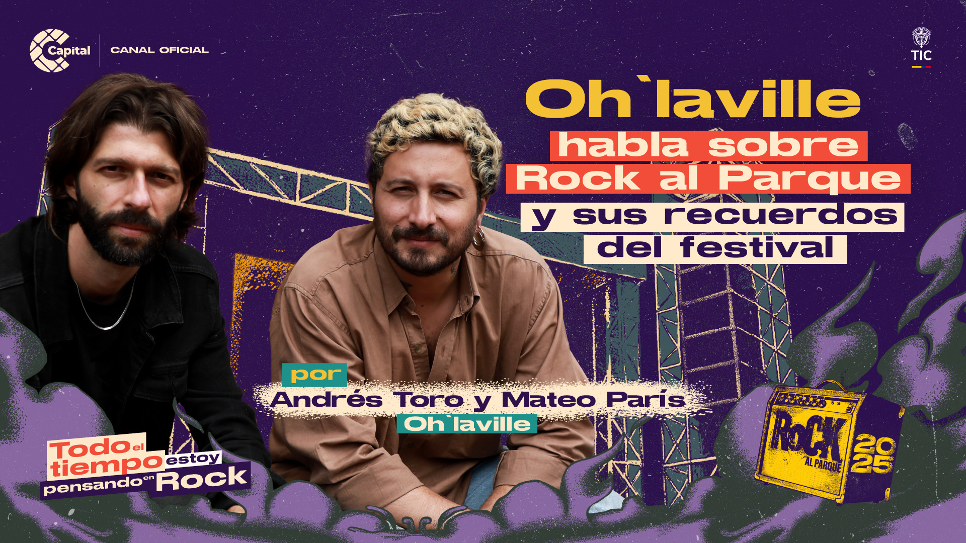 Oh’laville: “El rock es una forma de pensar el mundo”