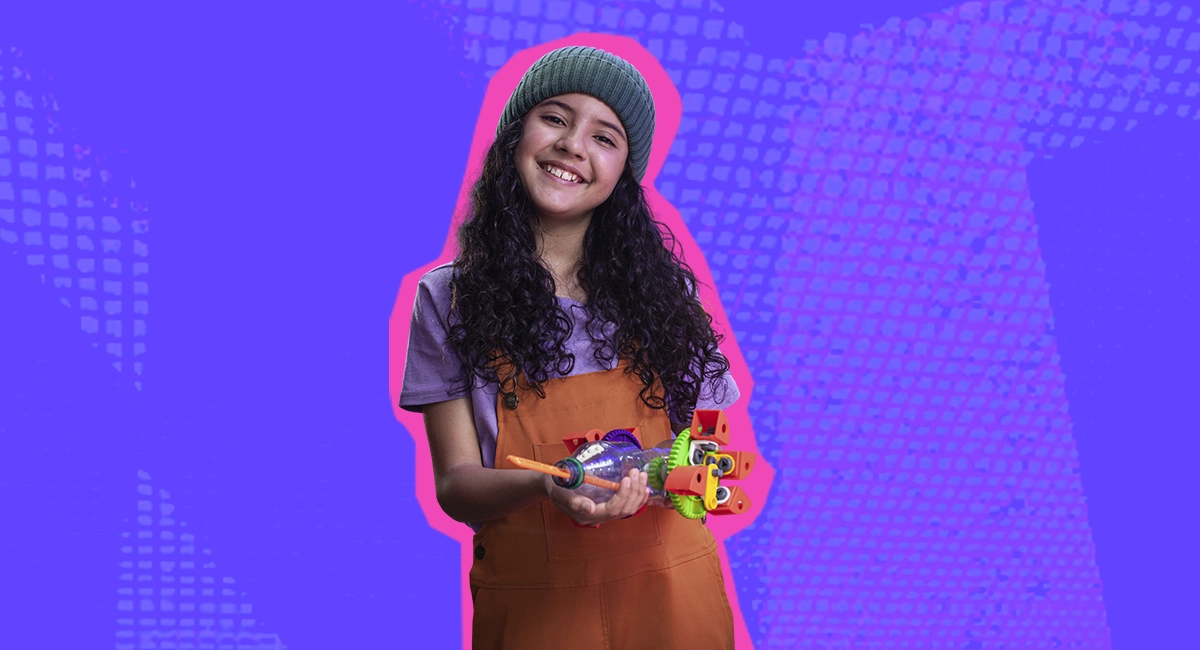 María Clara presentadora de No me etiquetes