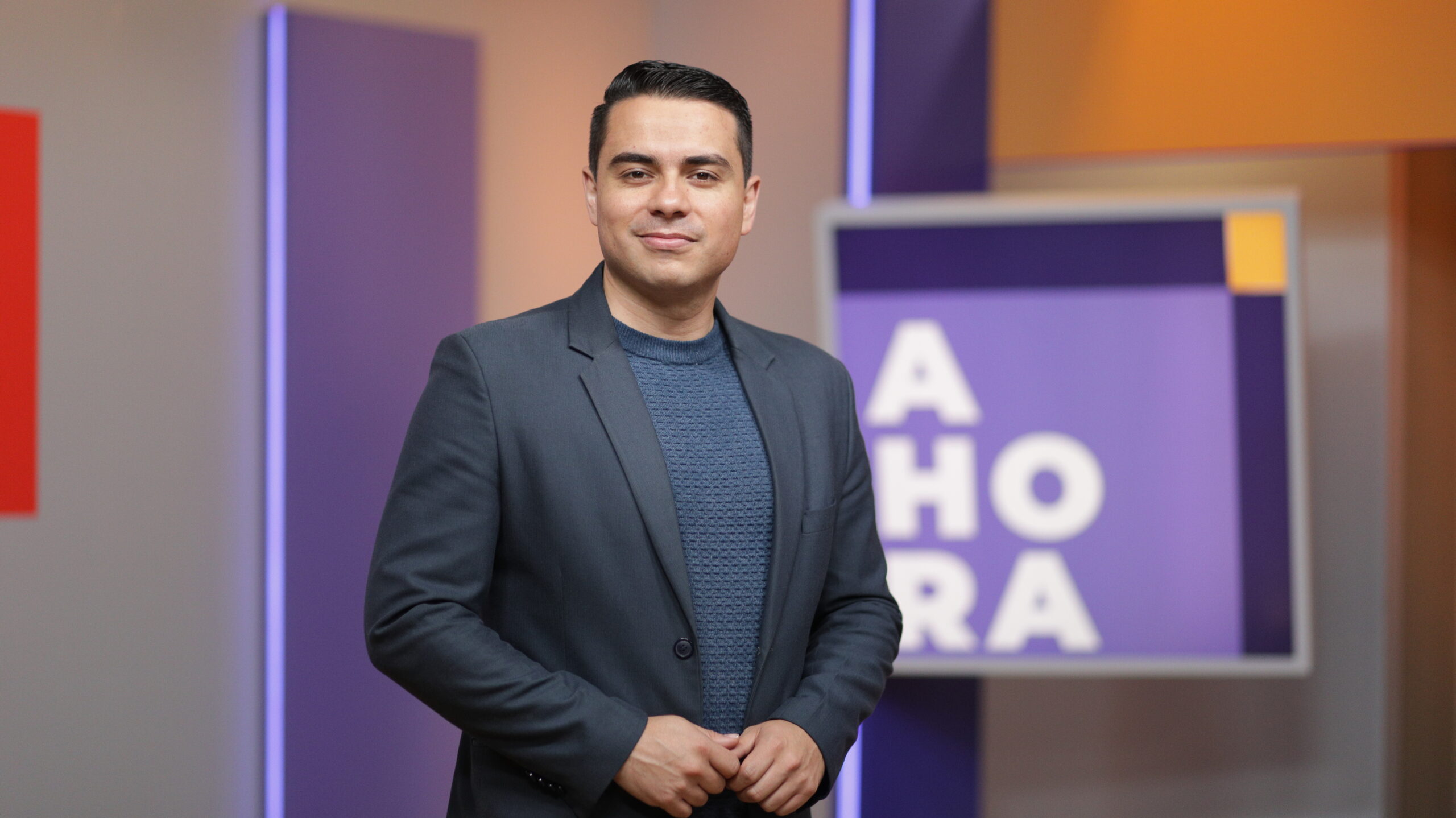 Yerson Caucha, periodista deportivo de AHORA.