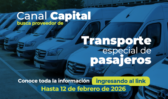 Banner convocatoria de transporte de pasajeros. Mobile