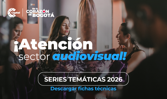 Banner convocatoria sector audiovisual.