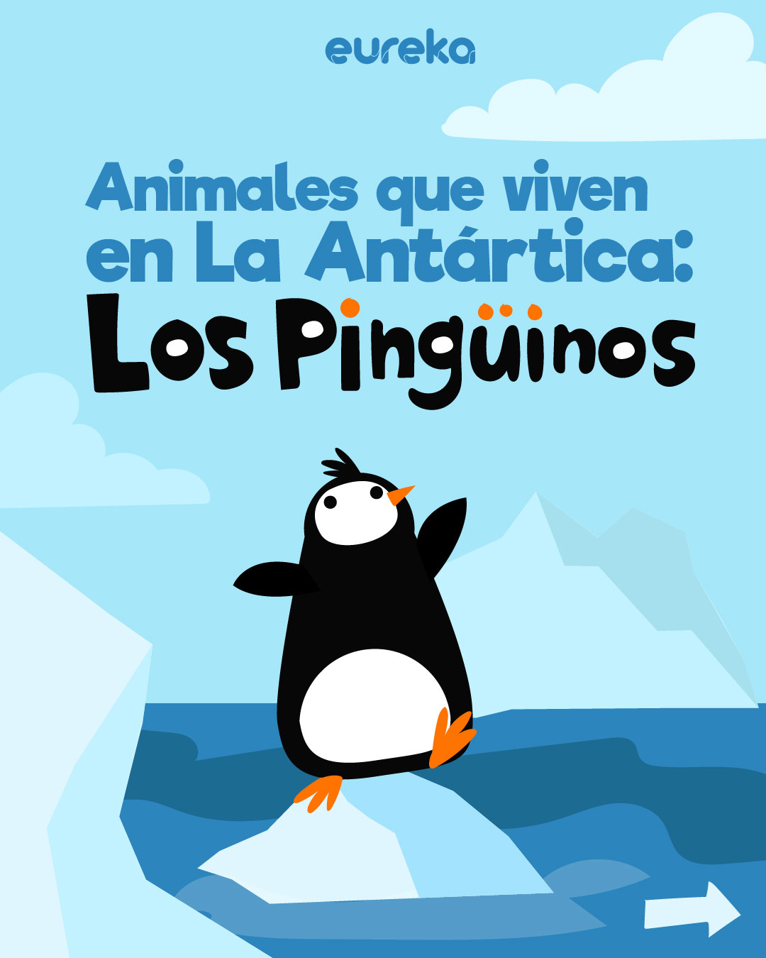 Animales de la Antártica: los pinguinos