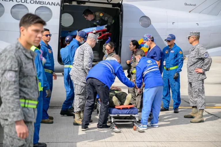 Un avión de la FAC se accidentó en Putumayo, los primeros heridos ya se encuentran en Bogotá