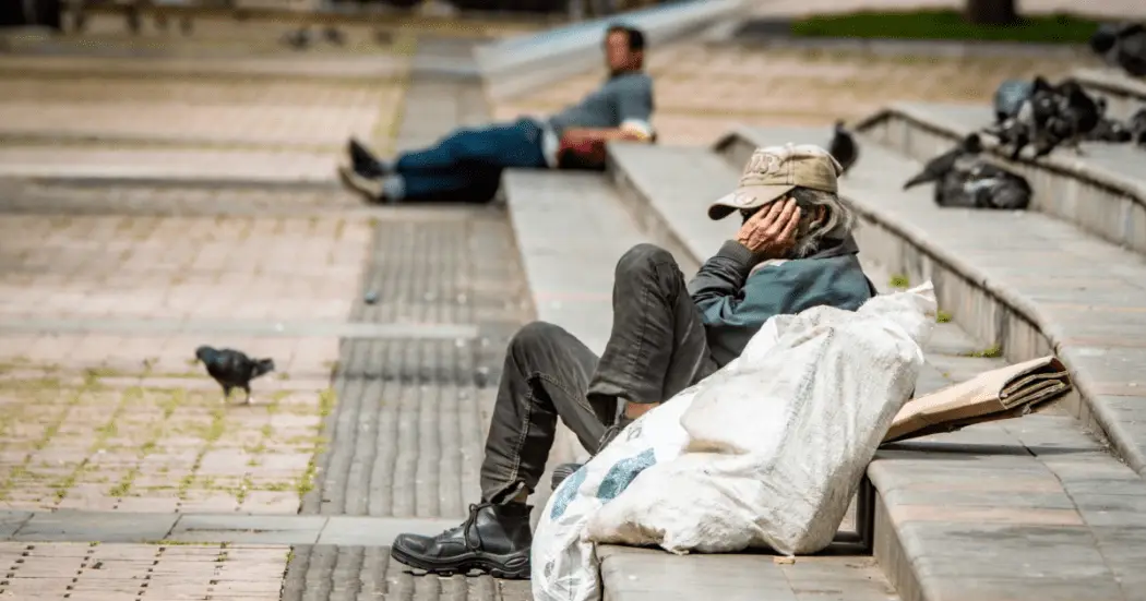 Habitantes de calle en Bogotá