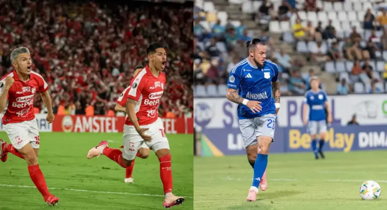 Santa Fe sacó un empate ante Peñarol en la Libertadores y Millonarios perdió con O’Higgins en la Sudamericana