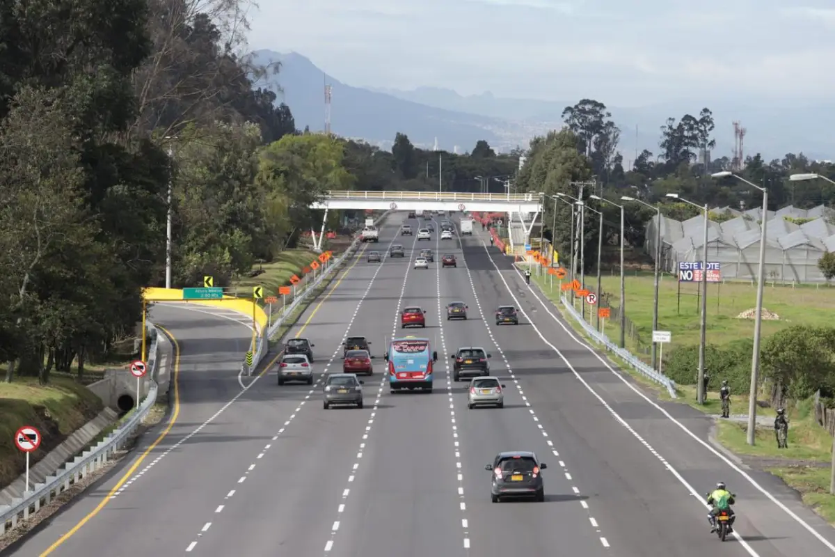 Autopista Norte en Bogotá