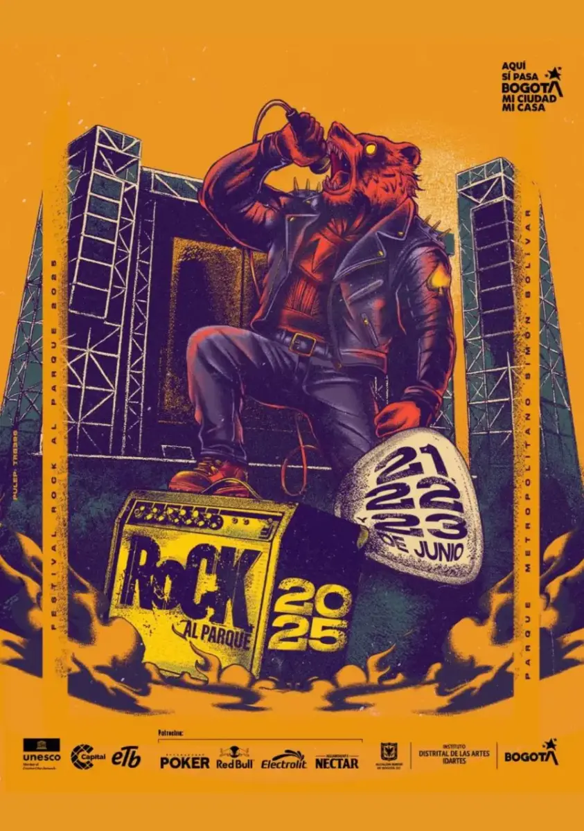 Afiche Rock al Parque 2025