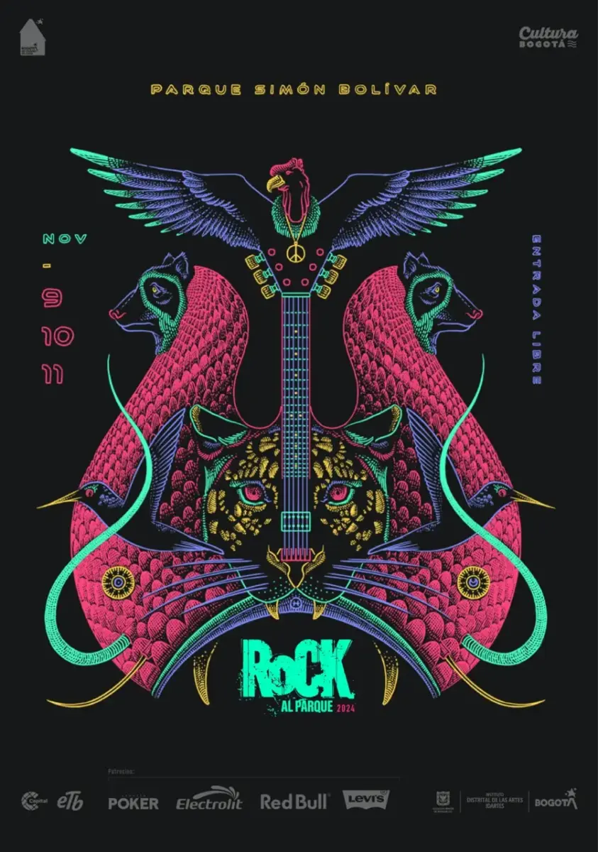 Afiche Rock al Parque 2024