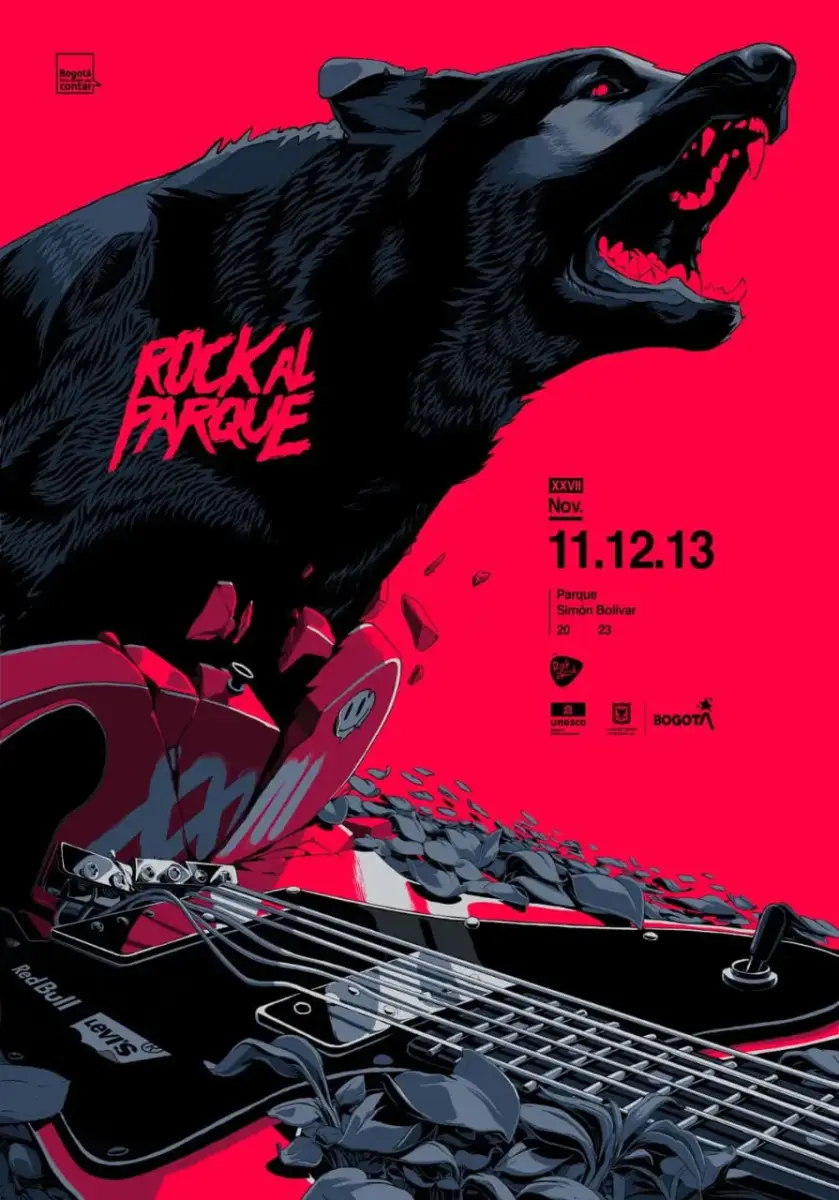 Afiche Rock al Parque 2023