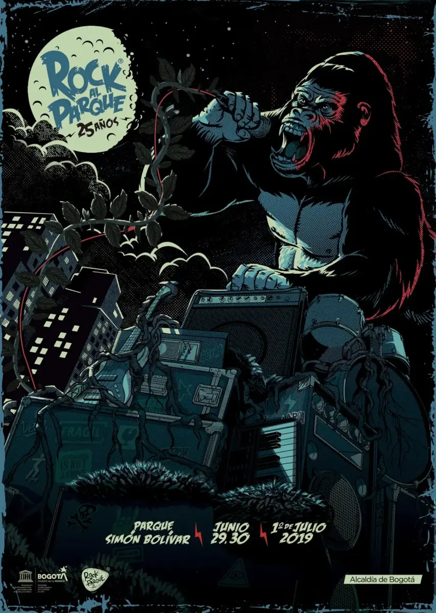 Afiche Rock al Parque 2019