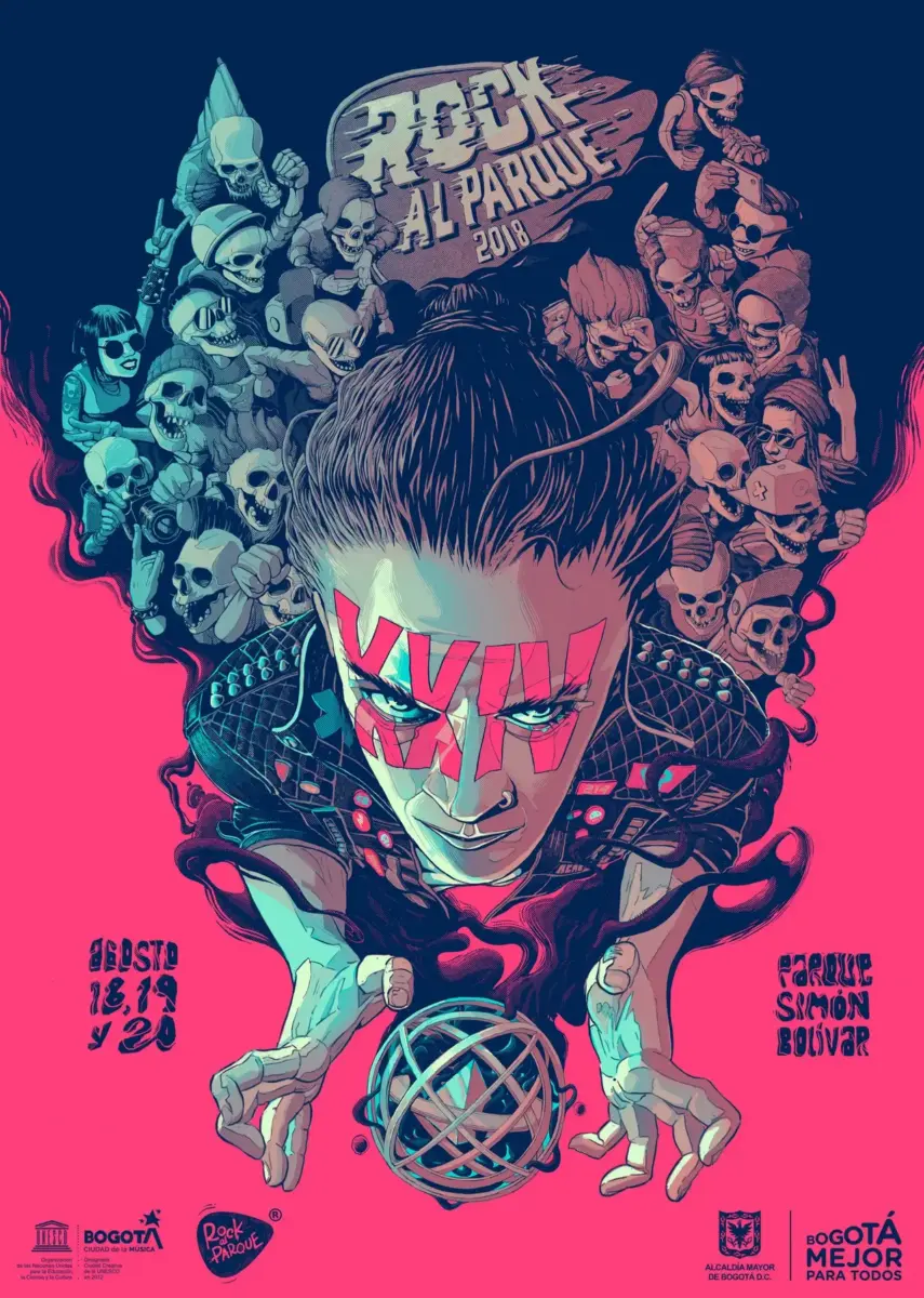 Afiche Rock al Parque 2018