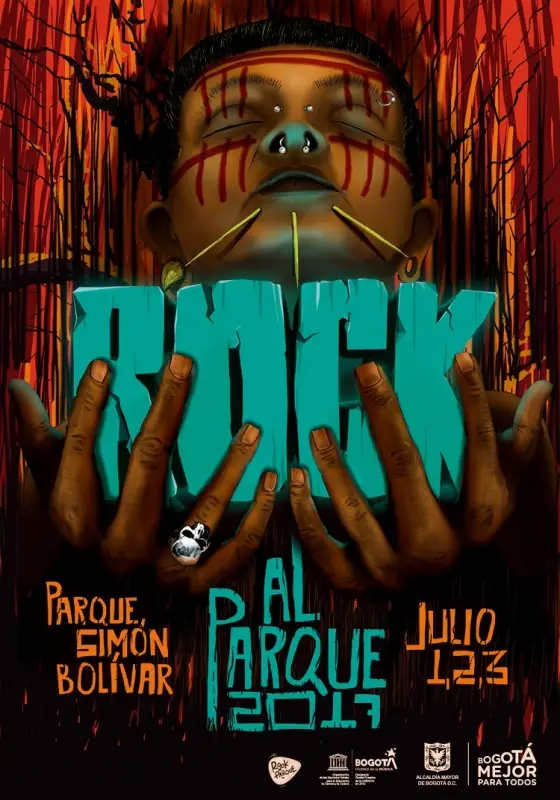 Afiche Rock al Parque 2017