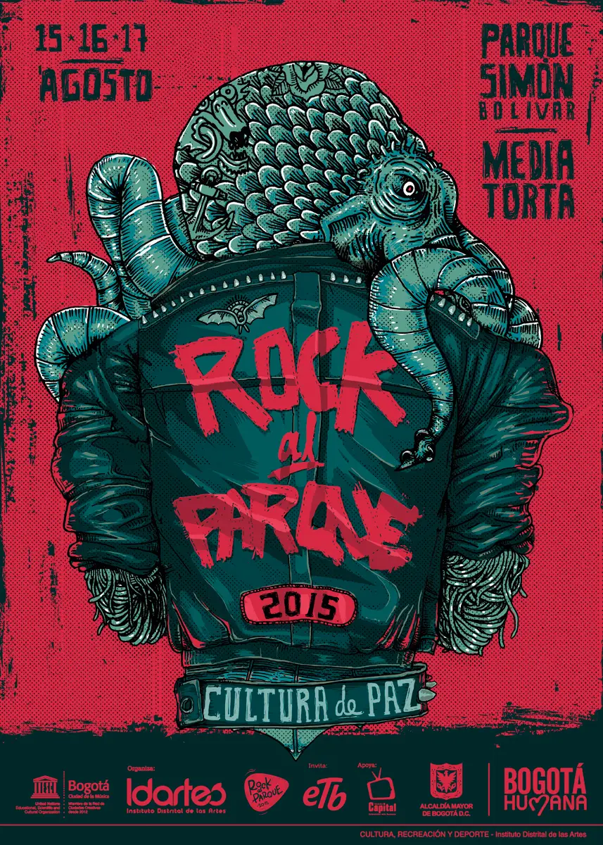Afiche Rock al Parque 2015