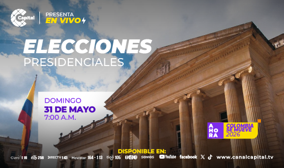 Foto casa de Nariño con información de la transmisión del 31 de mayo 7:00 a.m. sobre elecciones.