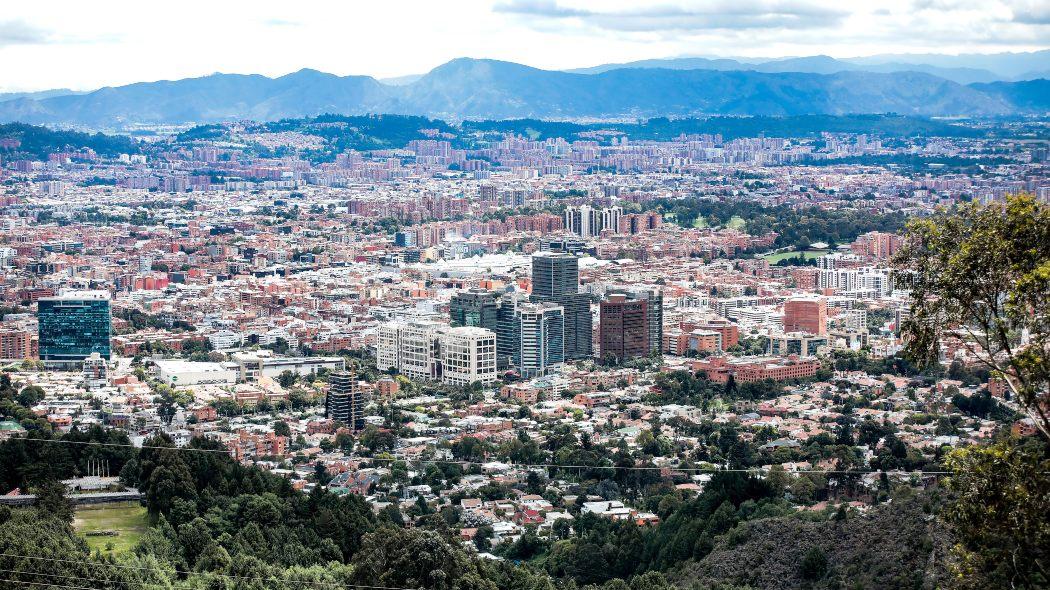Vista aérea Bogotá