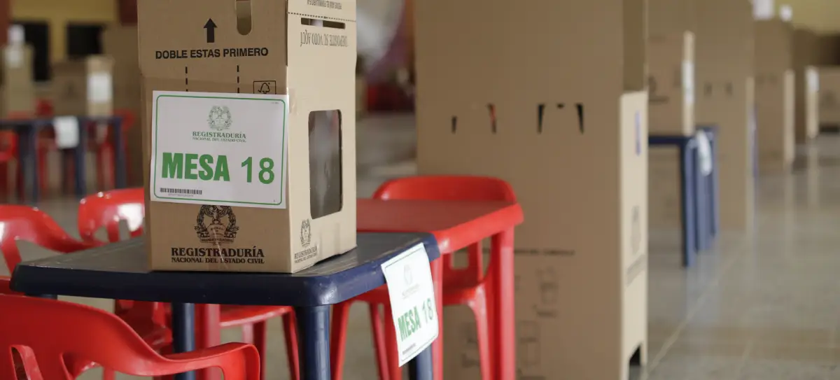 Mesas de votación en las elecciones