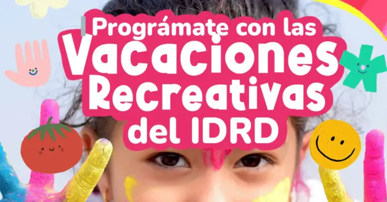 Conoce cómo participar en las Vacaciones Recreativas del IDRD 2026