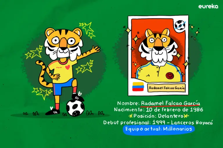 La historia de Falcao para niñas y niños