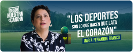 La pasión por narrar el fútbol femenino.