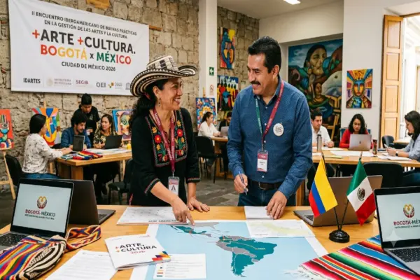 Bogotá y México afianzan su alianza para impulsar el II Encuentro +Arte, +Cultura