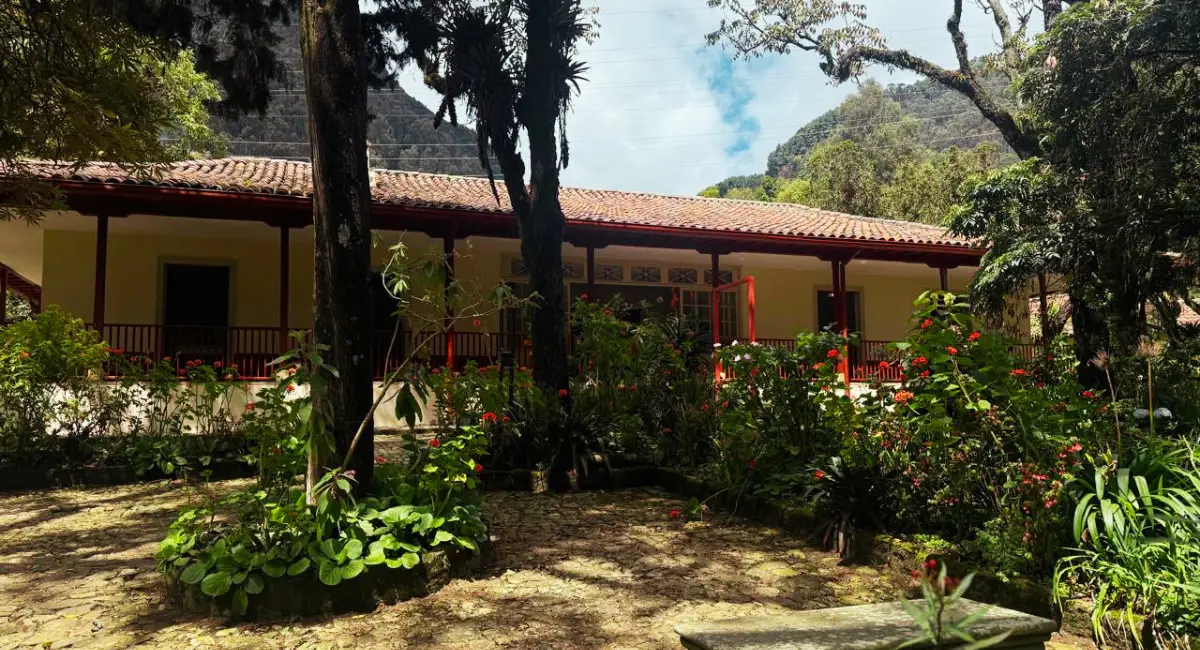 Fachada de la Quinta de Bolívar
