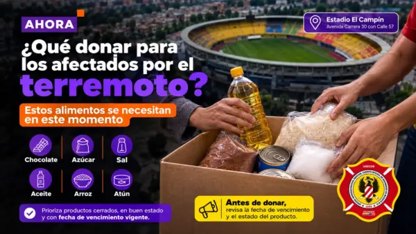 ¿Qué donar para los afectados por el terremoto? Estos alimentos se necesitan en este momento