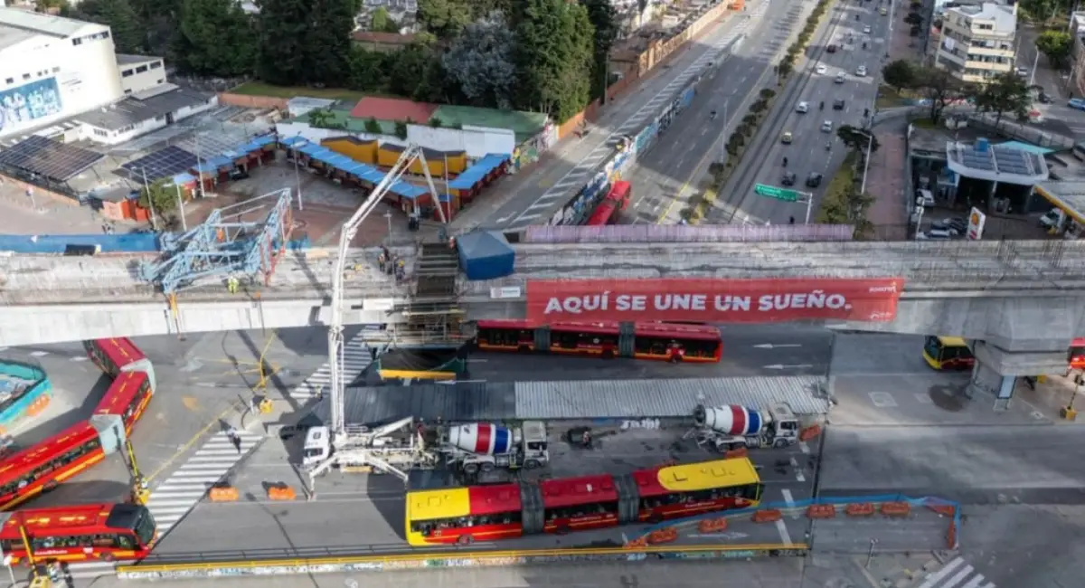 puente ferroviario av. Caracas con calle 26