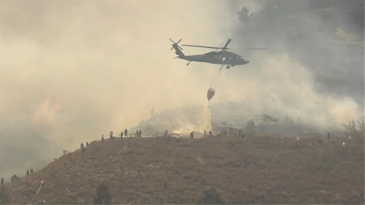 Incendio en Villa de Leyva