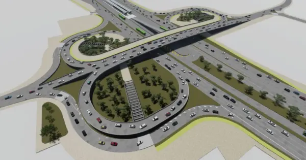 Así avanza la construcción del megapuente de la calle 13: ya superó el 50 % de avance